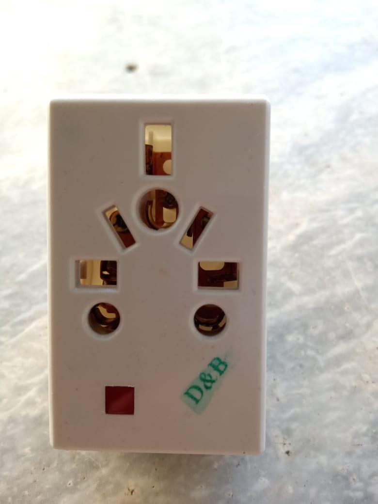 MULTI-SOCKET 5 AMP 2 PIN PREMIUM QUALITY | Daraz.pk