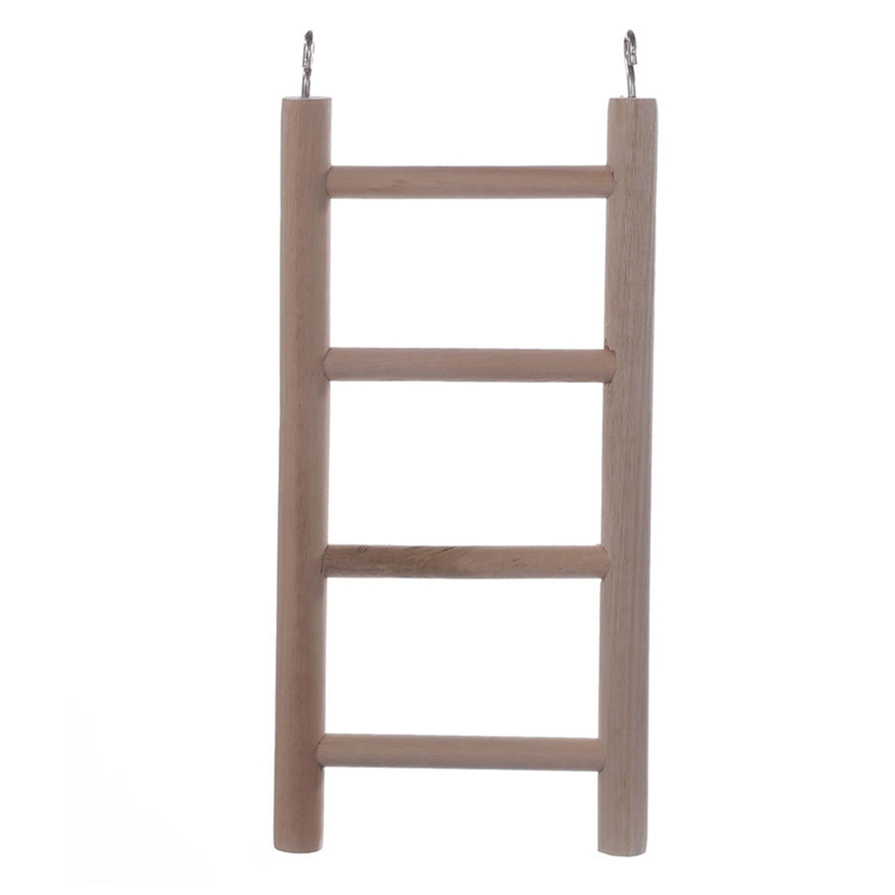 3/4/5/6/7/8 Layer Birds Wooden Climbing Ladders Swing Stairs Cage Decor