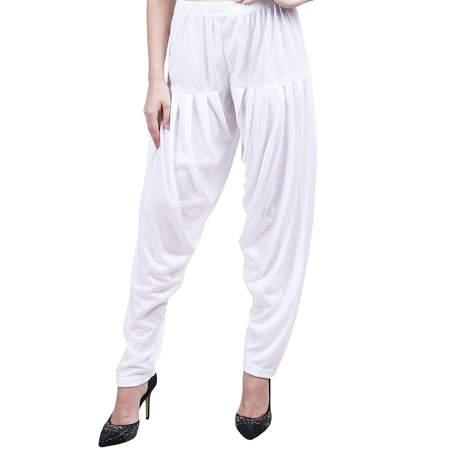 Attract Women's Viscose Patiyala/Patiala Pants Yellow