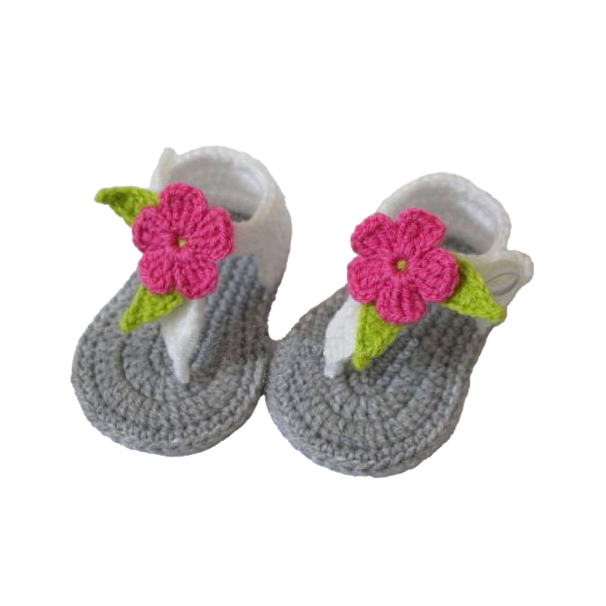 Multi Color Woolen Handmade Crochet Baby Summer Sandal