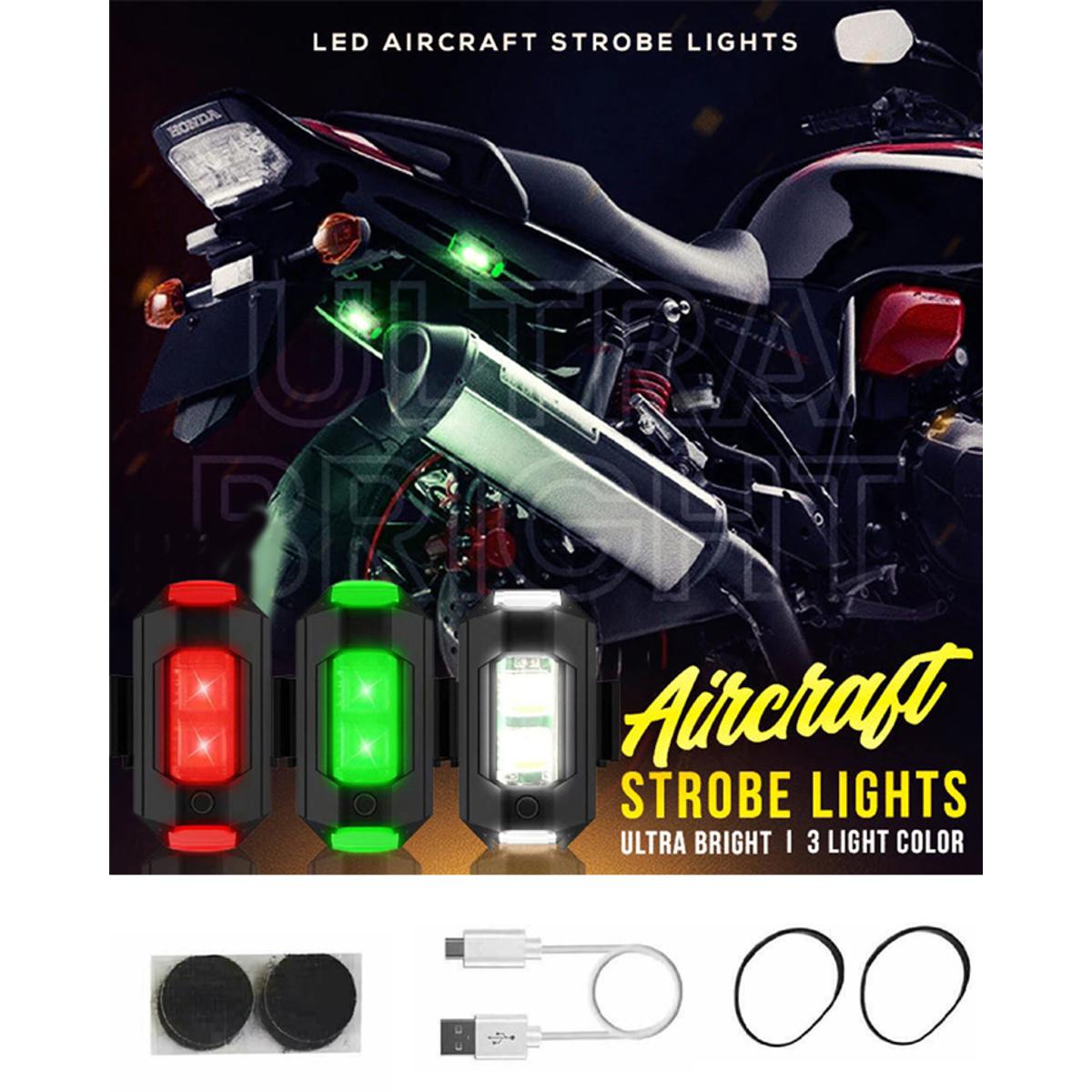 For Drone Strobe Light Lightweight Flash Signal Lamp For RC Aircraft Car Bike