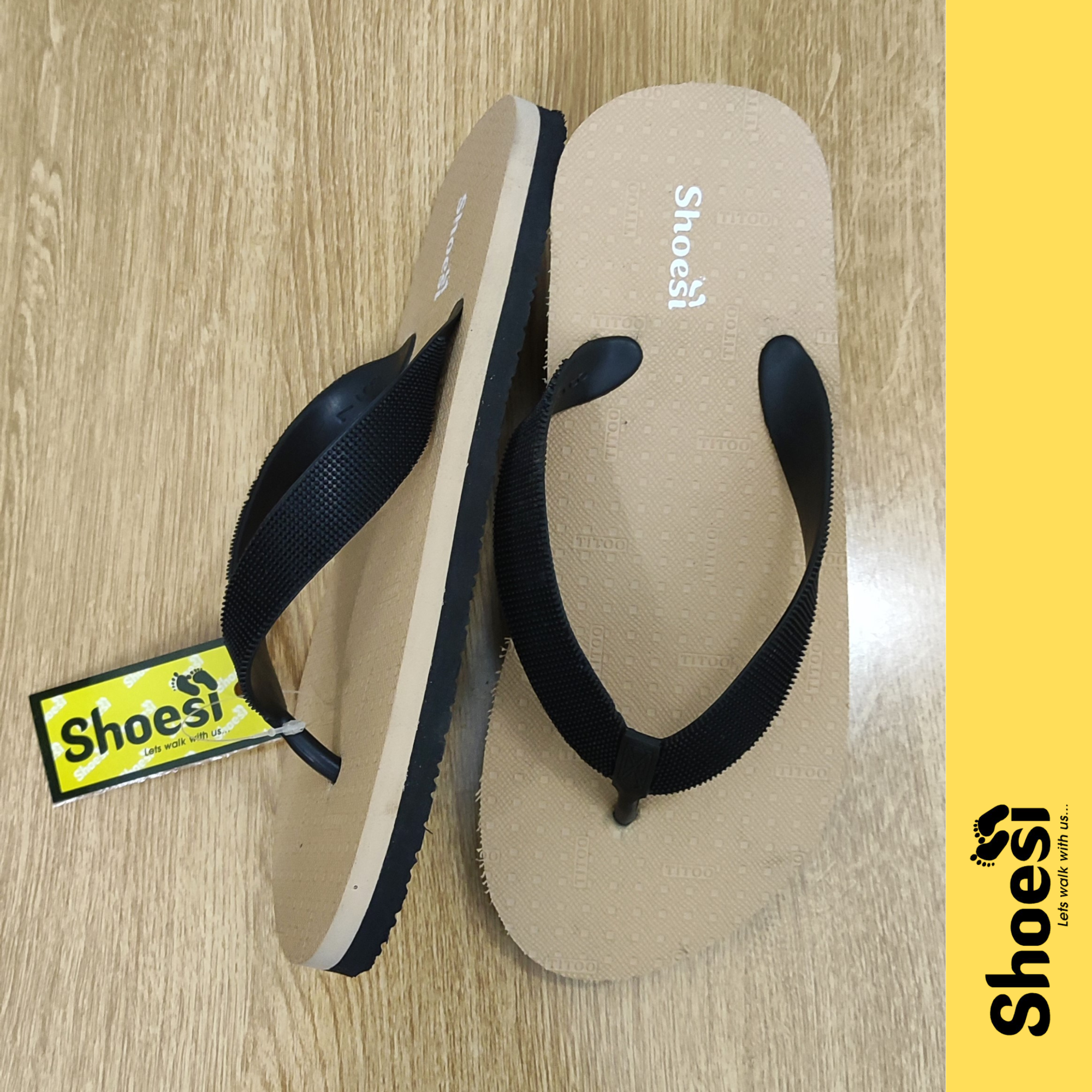 Stylish Cream Slippers | Flip Flops | Chappal