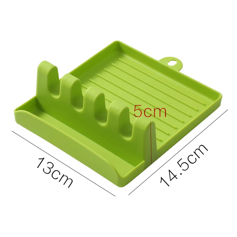 Buy badgeKitchen Spoon Holders Fork Spatula Rack Shelf Organizer Plastic Spoon Rest Chopsticks