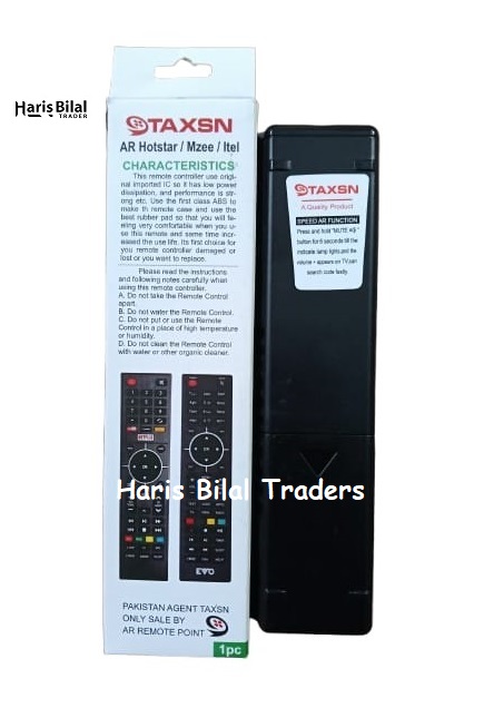 Hotstar & Mzee & Itel Smart Led TV remote control | Daraz.pk