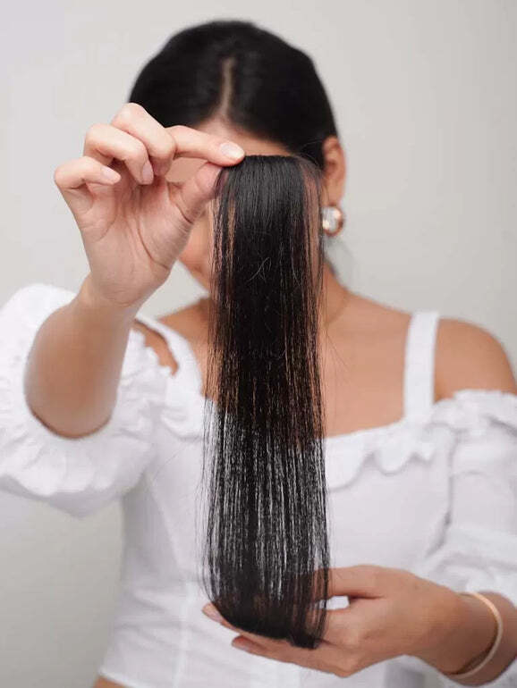 6 PEICES STRAIGHT HAIR SINGLE CLIP EXTENSION - BLACK