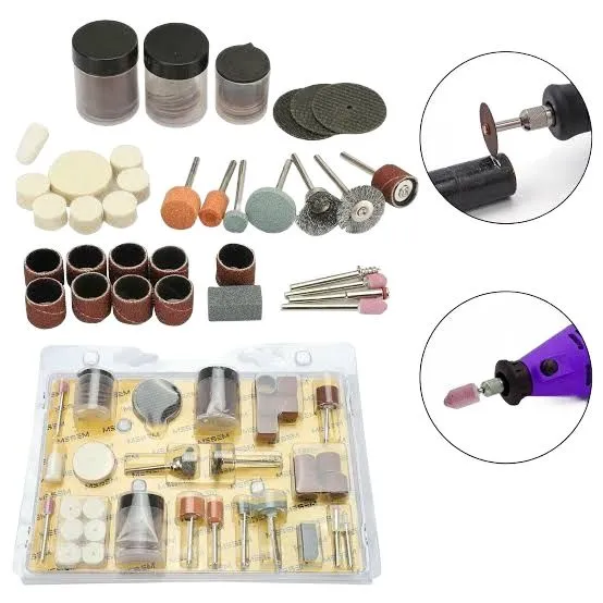 105 Pcs Rotary Tool Kit | Mini Drill Accessories Set for Cutting & Polishing