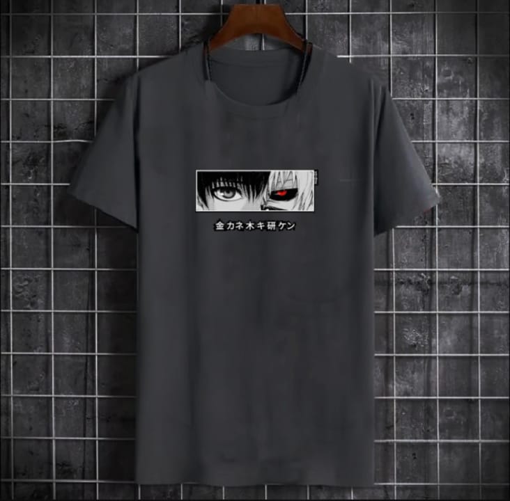 New Anime Character Print Short Sleeve T-Shirt | Soft Cotton Fabric | Casual Unisex Topfitters 2.0