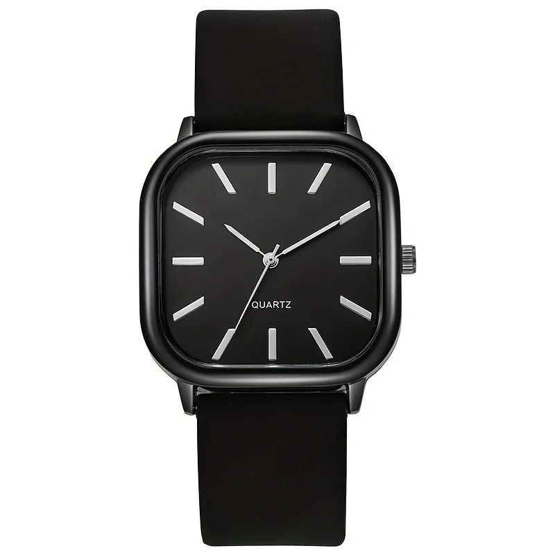 Stylish Square Dial Watch for Men New Fashion Slim Dial Watch for Boys Premium Quality Elegant Watch for Office Personnel
