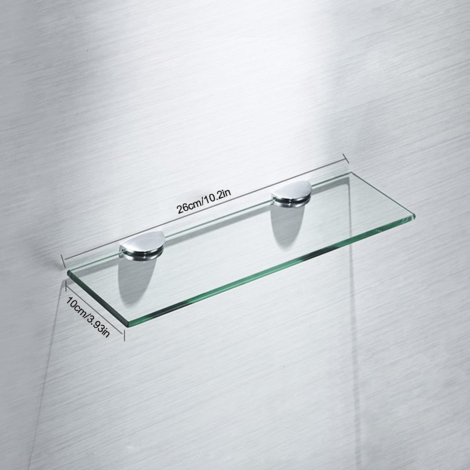 Floating Straight shelves for bathroom and kitchen and Glass Shelf For