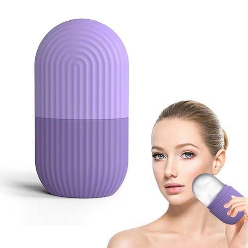 Silicone Ice Roller for Face, Ice Cube Roller Massager for Face, Eyes and Neck Naturally Conditioning and Skin Care, Reusable Massage Silicone Ice Mold