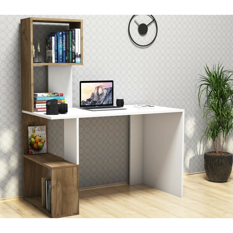 Toheed Furniture Toheed Wood Study Desk With Shelves home office desk | Daraz.pk