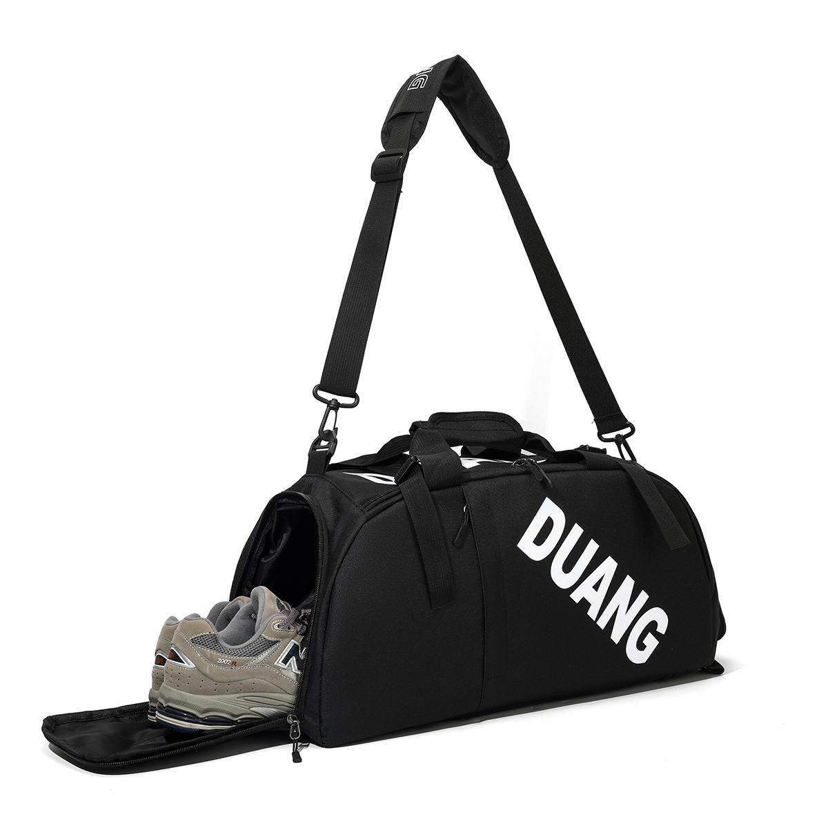 Premium Large Capacity Sports Gym Duffle Bag with Separate Shoe Compartment, Waterproof Travel Luggage Bag, Adjustable Shoulder Strap, Multi-Purpose Fitness Weekend Carry Bag for Men and Women