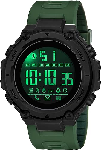 Military Men's Digital Sports Watch For Men Boys Waterproof with LED Back light Digital Watch for Men