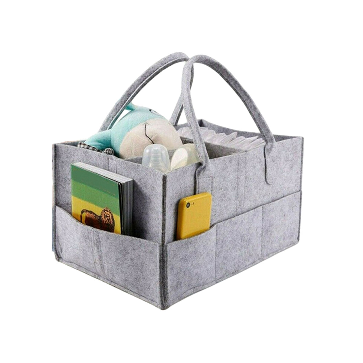 Baby Diaper Caddy Organizer - Storage Basket