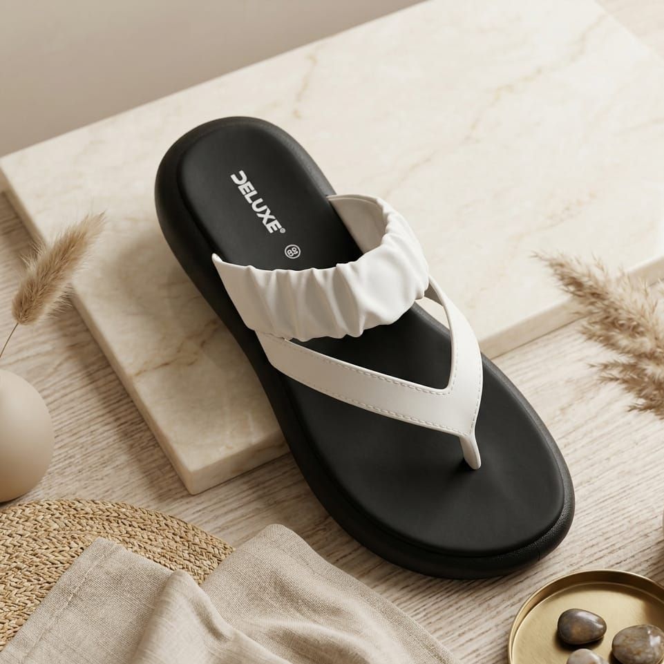 New Arrival lightweight ladies slipper | Comfortable ladies slipper | Deluxe footwear white slipper for women | Daily wear slipper for girls | Trendy casual slipper for women