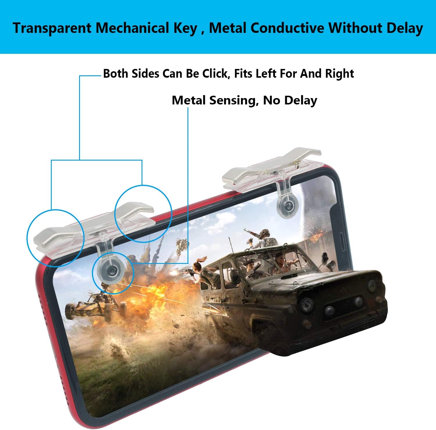 PUBG Trigger - Mobile Game Controller for Call of Duty/FORTNITE/PUBG  - Phone Triggers