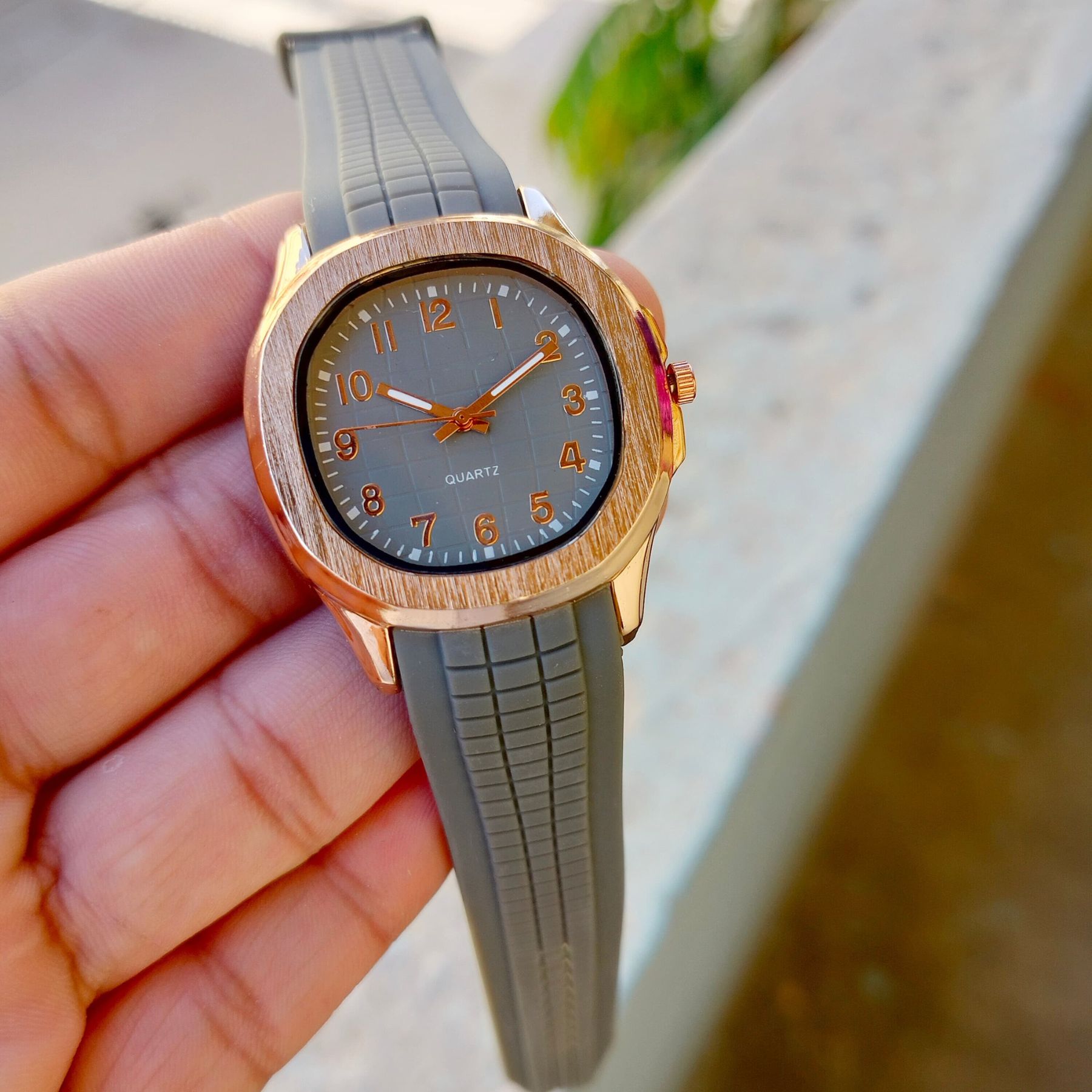 Watch For Mens Nautilus Design Rubber Strap | Watch For Girls | Watch For Men & Boys | Watch For Boys | Stylish and Durable design Perfect For Sports And Outdoor Activities Comfortable To Wear With Adjustable Strap