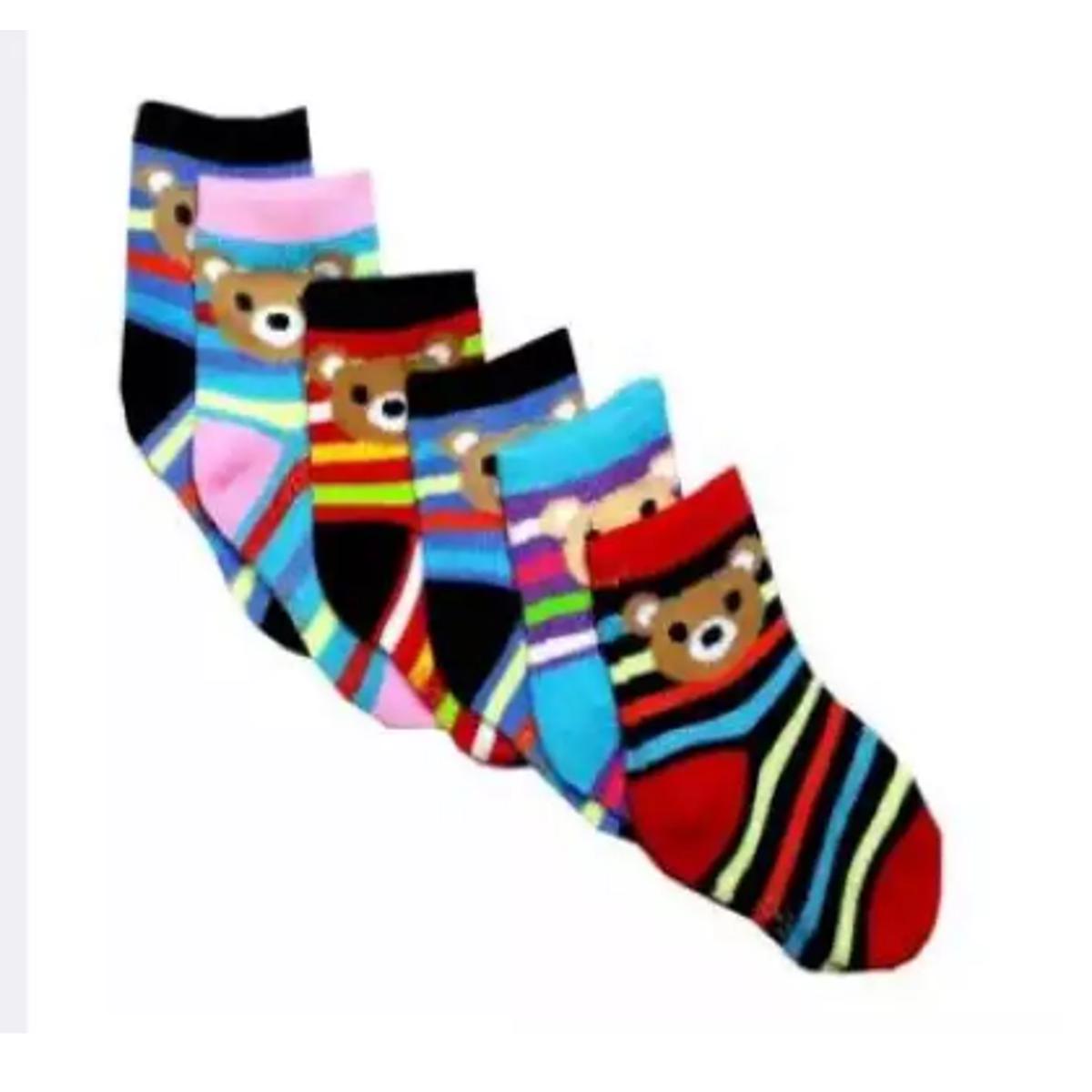 Kids Socks Pack Of 3 Pairs - Multicolor Pair Of Winter Socks For Kids