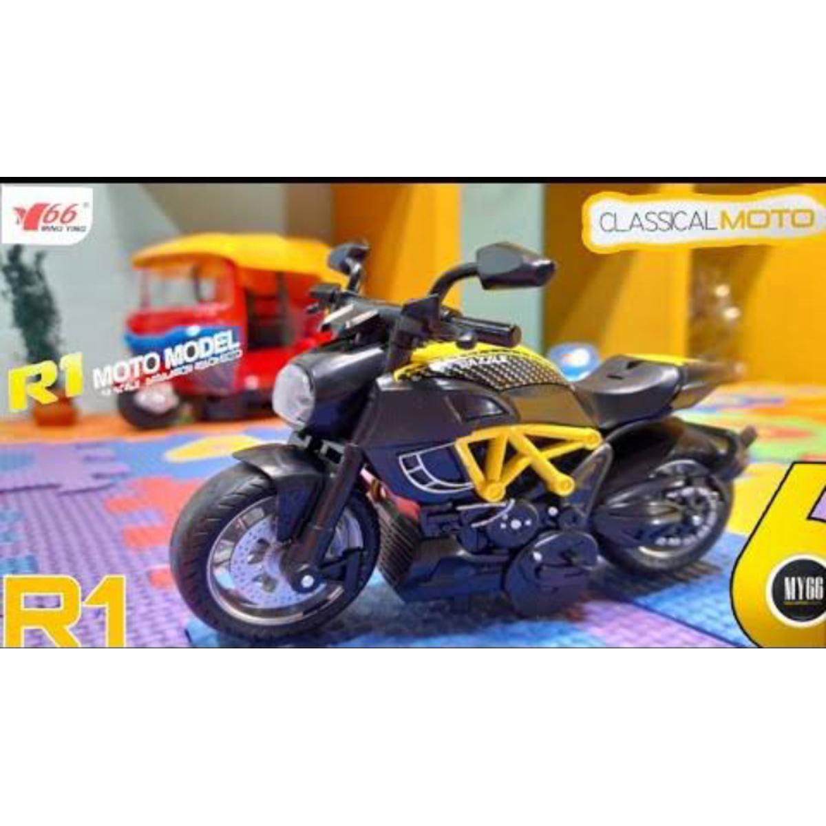 Metal Bike Diecast Model With Lights and Music