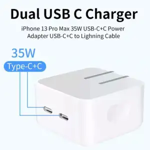 Dual 64W USB Socket Type C &amp; Type A Quick Charger QC3.0