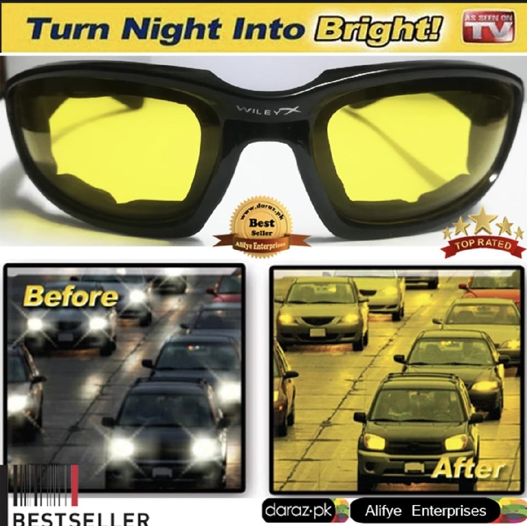 Night Sport/Driving Vision Sunglasses for Men & Women Top Rated Quality