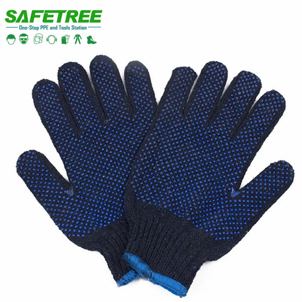 Cotton dotted deals gloves