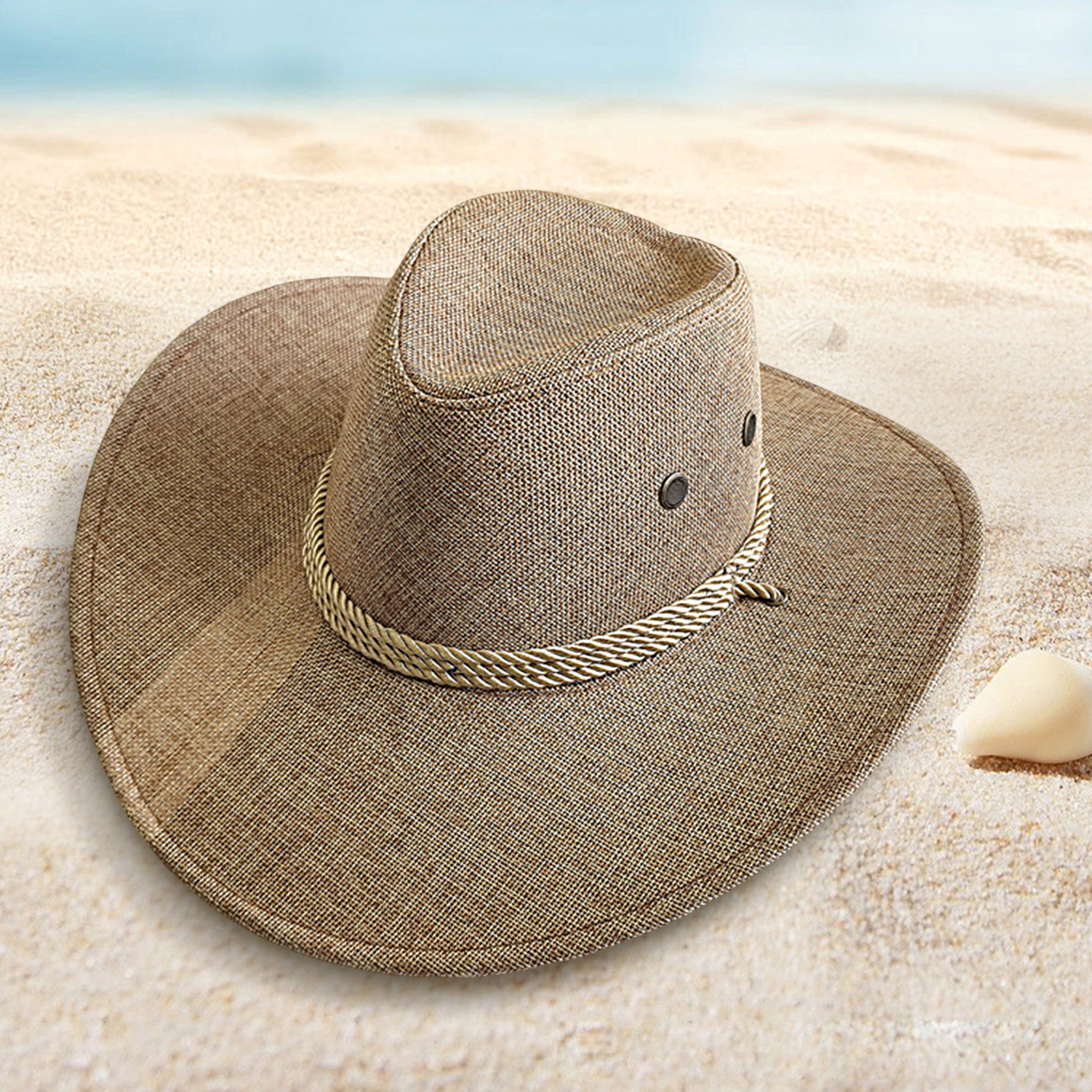 Straw Hat Breathable Keep Cool Shell 