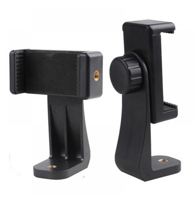 Universal Mobile Phone Live Stand Holder 360 Degree Rotation Mini Lightweight Table Tripod Mount Adapter Kit with 1/4 Screw Hole