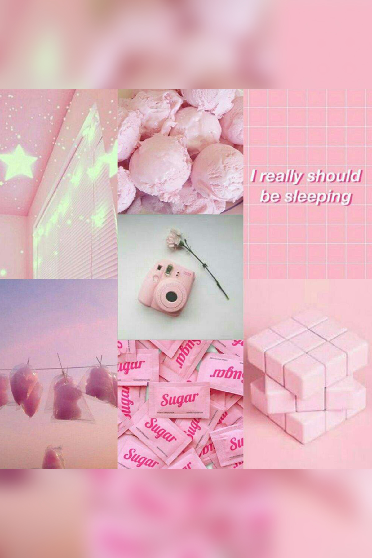 Pink Theme Aesthetic Photo Cards - 21 Cards, 4x6'' for Wall Decor