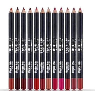 Pack of 6 & 12 Lip Pencils Lipsticks Muticolor Lippencils Dark Shades Matte 12/6Pcs Professional Lip Liner Set, Waterproof Matte Lip Liner Pencil, Smooth Lip Makeup Cosmetic Pen Set