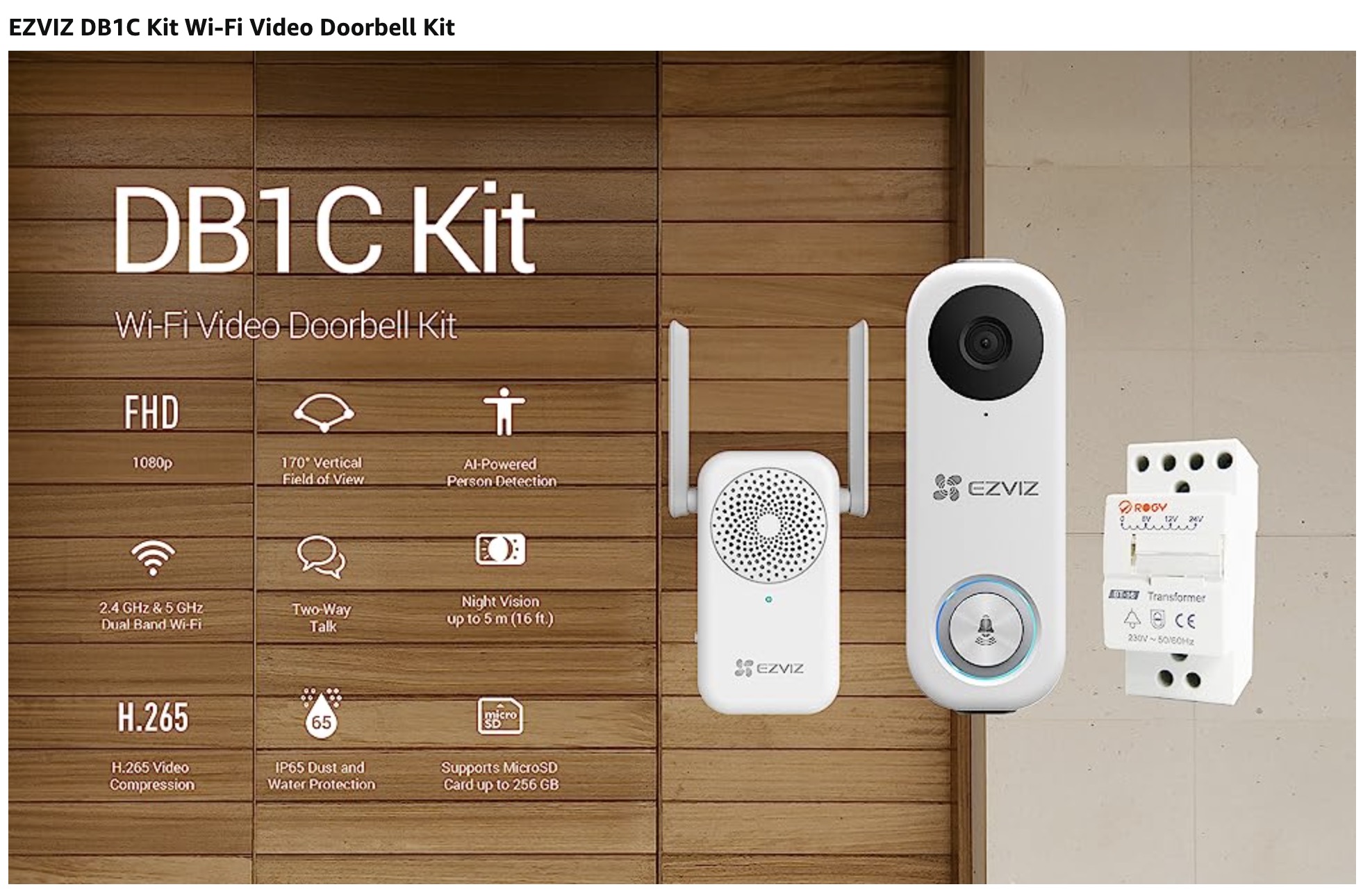 Hikvision Ezviz Db1 Wireless Chime Hikvision Ezviz Db1 EZVIZ DB1