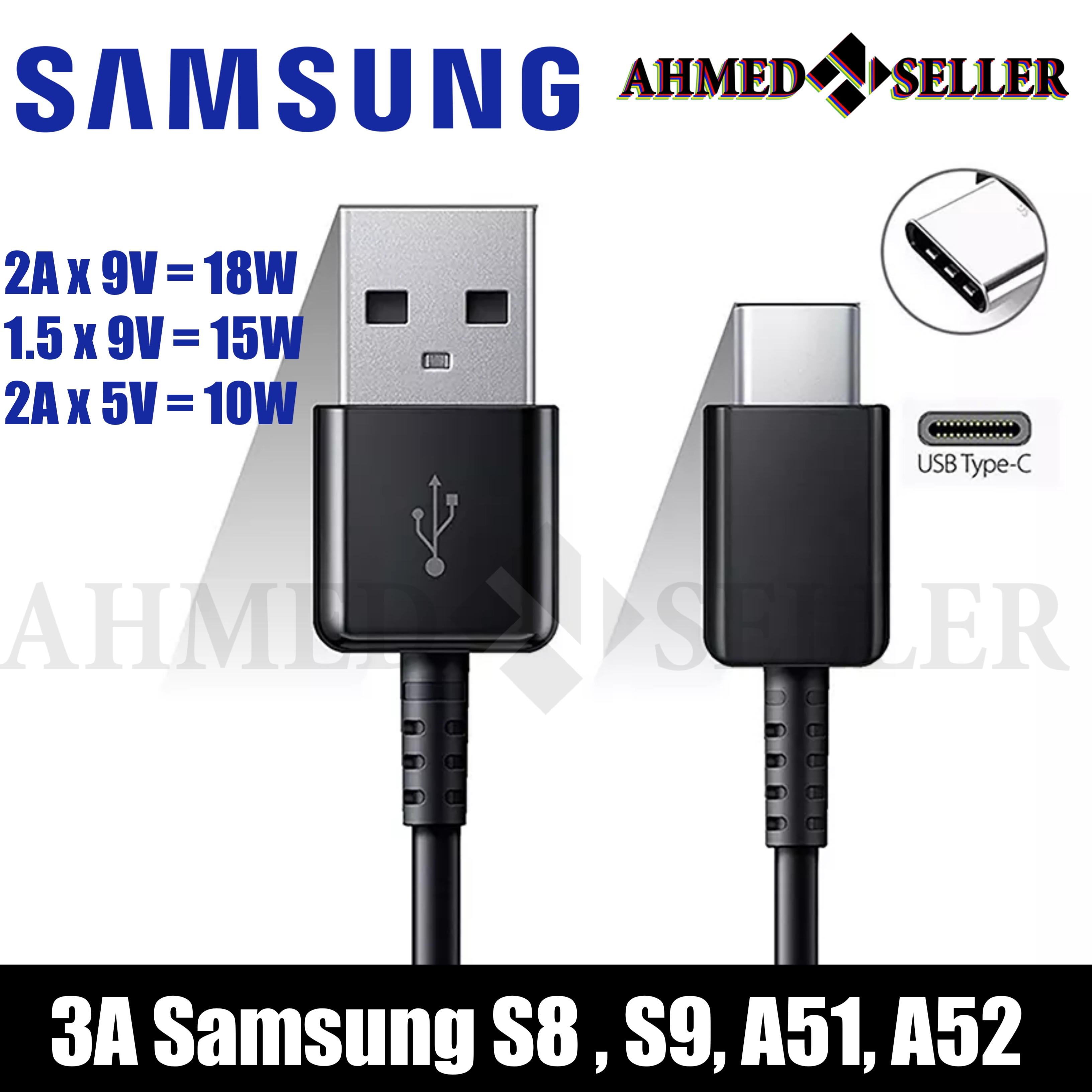 Usb Cable For Samsung A51 USB TYPE-C Fast Charging Data