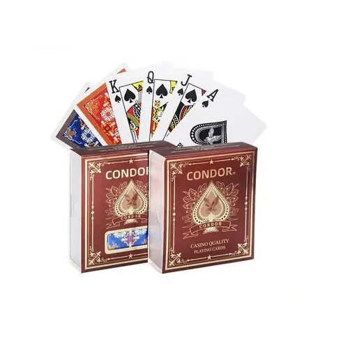 Playing Card Condor Premium Playing Cards Set Waterproof PVC & Paper Decks – Rose Gold ...