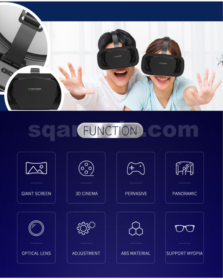 VR Box Shinecon Virtual Reality 3D Glasses For Smart Phones Latest Affordable Headset