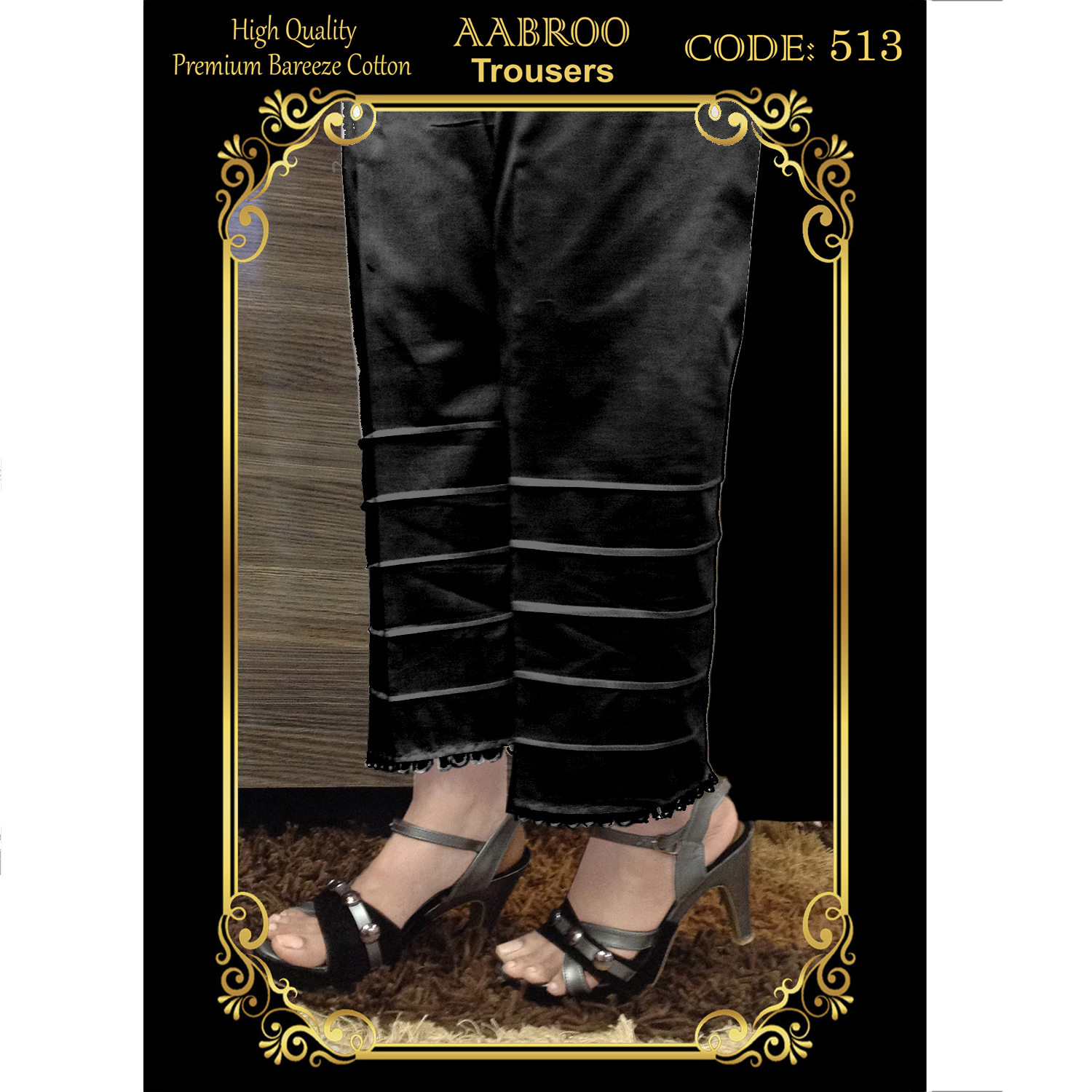 TROUSERS For Ladies-Summer Pure Breeza Cotton Trousers for
