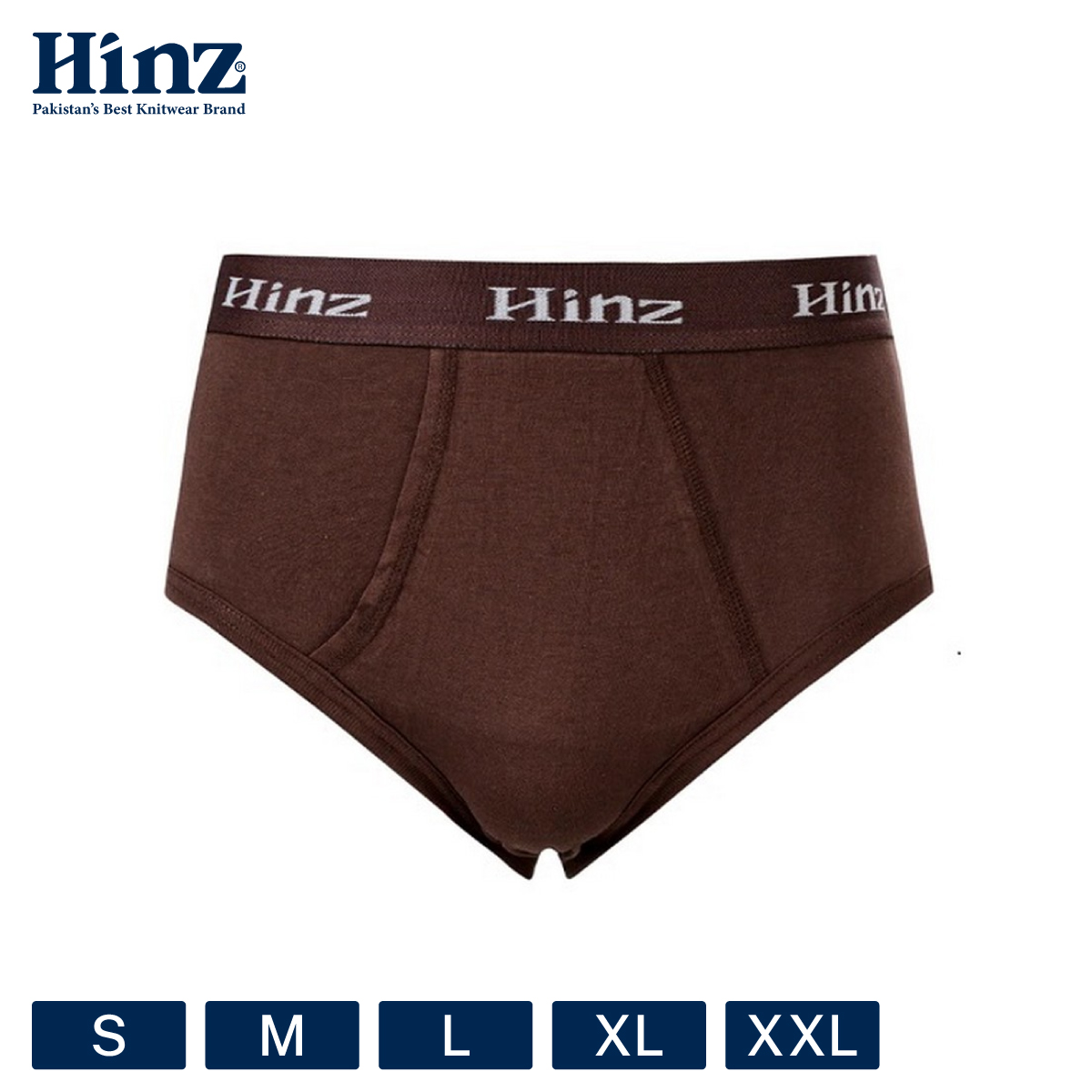 Hinz Signature Cotton Briefs for Men – 100% Combed Cotton Underwear, Soft Breathable Comfortable Daily Wear Men’s Briefs