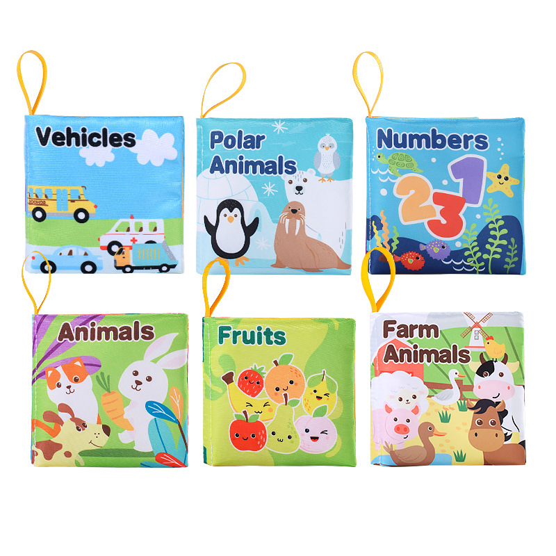 Baby Cloth Book Intelligence Development Early Learning Educational Toy Montessori for Kids Gift