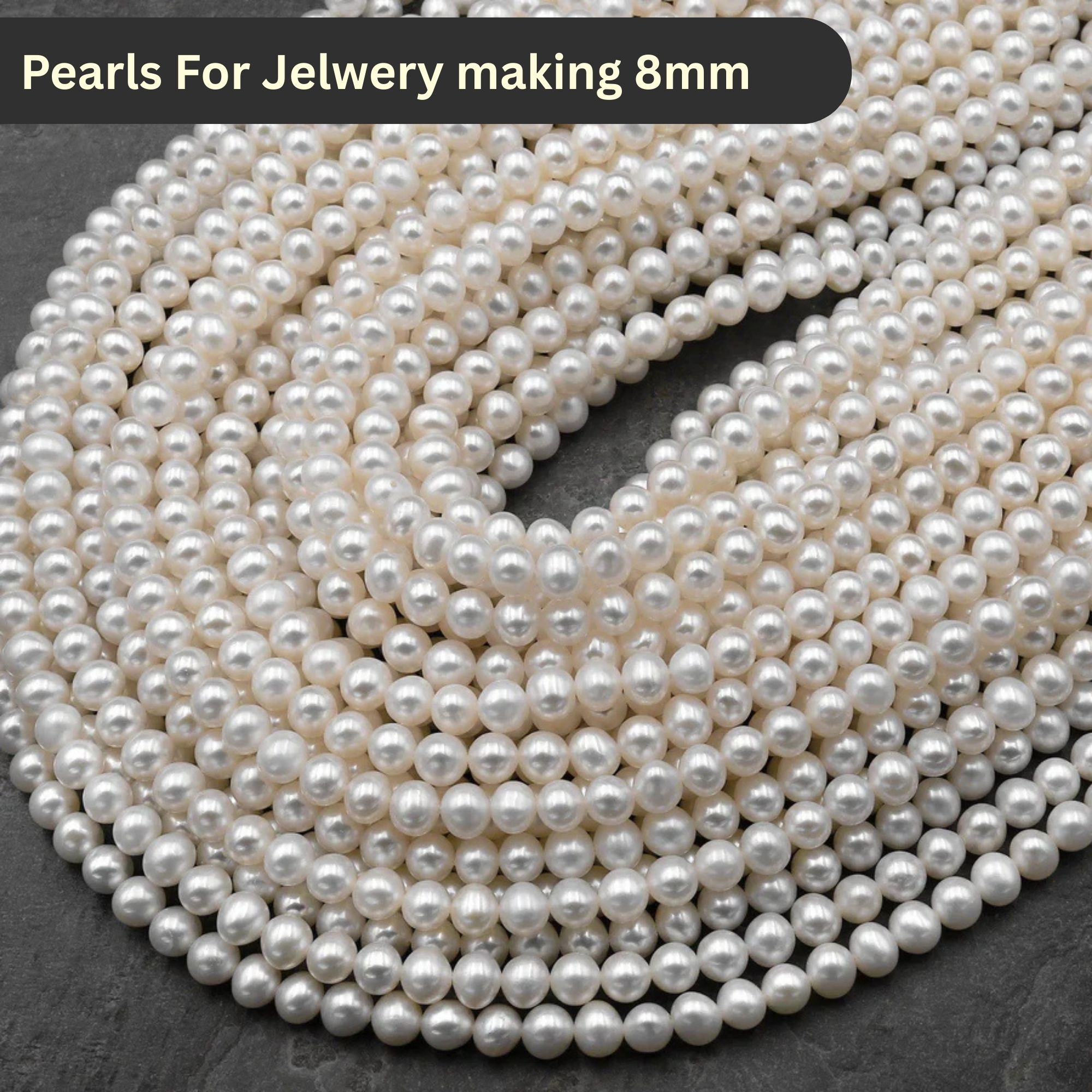 8mm Pearl Beads  25/50/100/200/500/1000 Pcs For Bracelet Making Jewelry Making accessories 8mm Faux Pearls, 8mm Pearl Off White  Bracelet and Jewelry Making Material Buy Online Wholesale DIY for Kids Art Crafts Bracket Making Material By SAMS COLLECTION