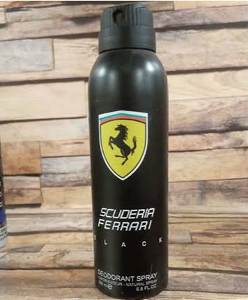 Scuderia Ferrari Black Deodorant Spray