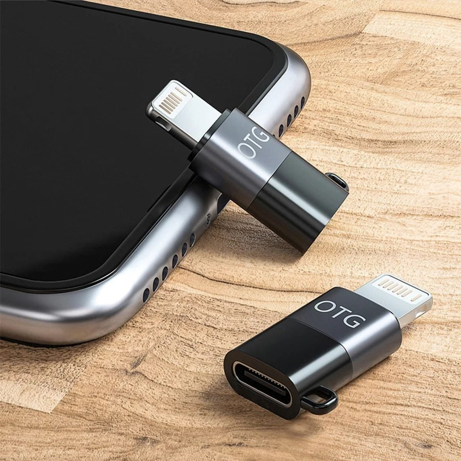 Microphone / Handsfree Connector Type C to Lightning Eye Phone Android for Wireless Mic Lavalier Converter For Boya and other mics