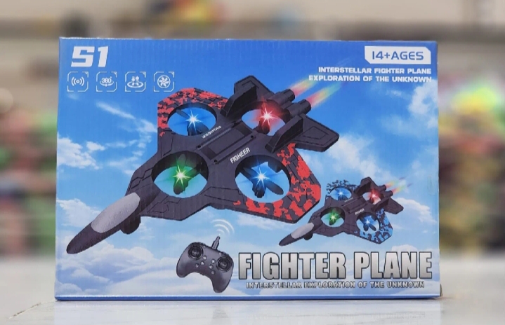 S1 Interstellar Fighter Plane remote control (RC) drone toy.