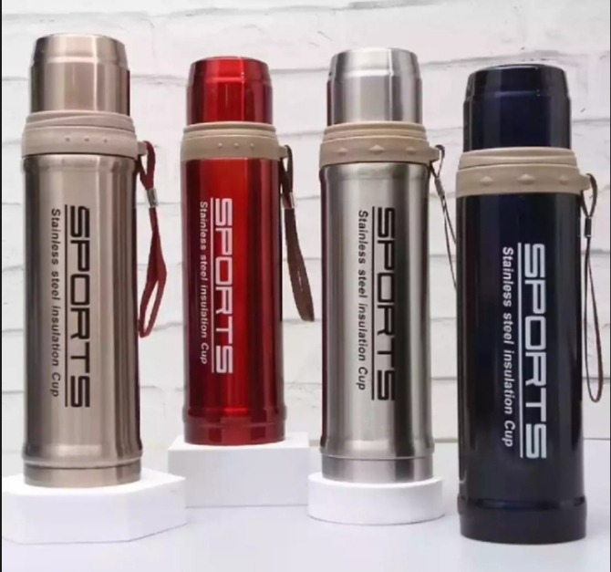 Premium 750ml Stainless Steel Sports Thermos Bottle - Insulated, Durable, Reusable Water Flask for Kids