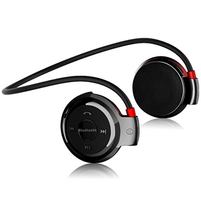 Sport Neckband Bluetooth Headset with FM Radio 8GB Memory Card