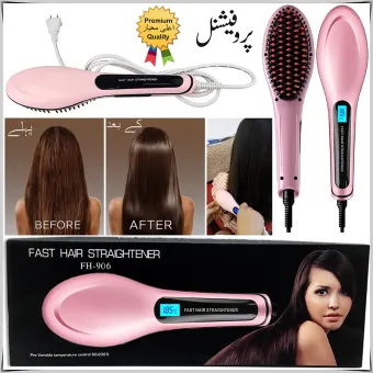 hair straightener brush daraz