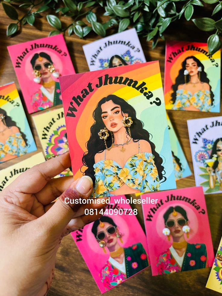 Premium Jhumka Display Cards | Earrings Hanging Cards | Jewelry Packaging & Display Card | Customizable Jhumka Card Set