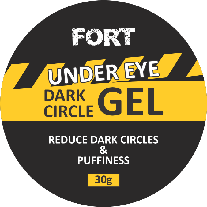 FORT Under Eye Gel Remove Dark Circles Fades Fine Lines Eye Bag Puffiness Anti-aging Tighten Anti Wrinkle Whiten Under Eyes Care 3oml