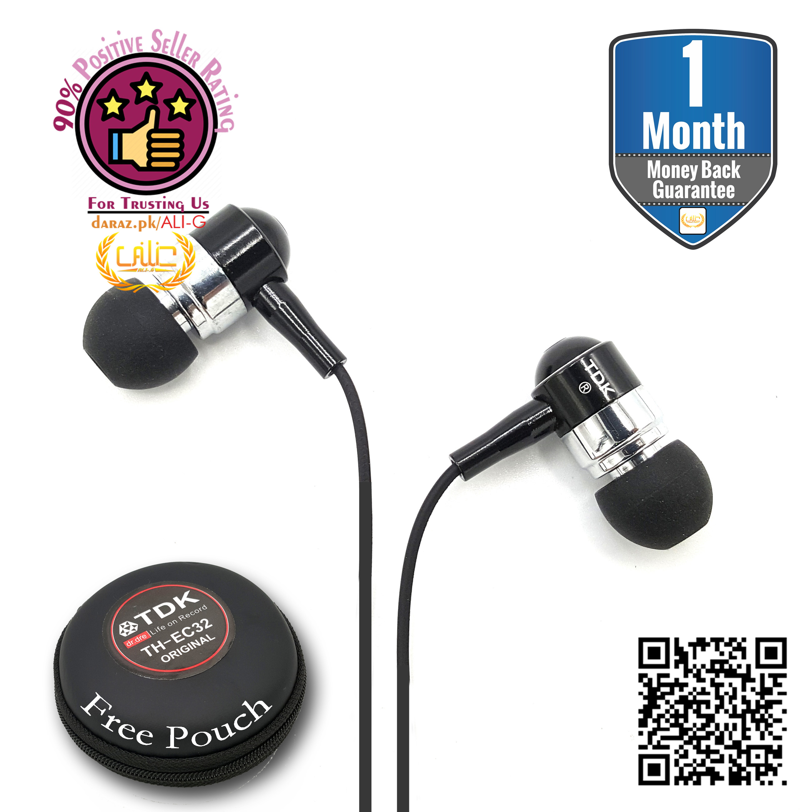 Best Wired In Tdk Earphone Phones Mobile Handfree With Cover Case For Gaming Pubg Music Bass Boosted Surround Sound With Mic Noise Cancellation Handsfree For Girls Boys Hands Free Buy Online At