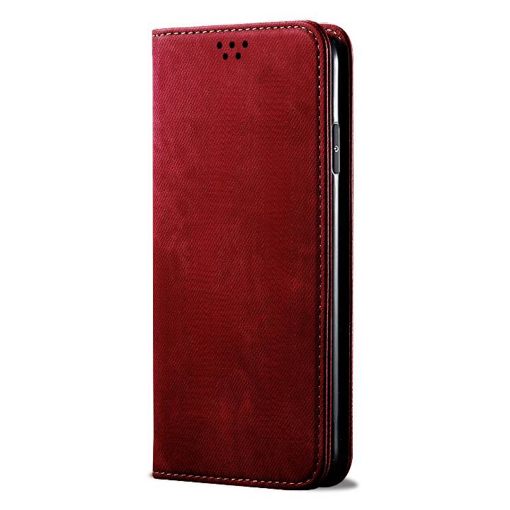 Custodia A Portafoglio Per Xiaomi Redmi Note 13 5G Con Protezione RFID, Cover Libro In Pelle Nera Con Vetro Temperato E Chiusura Magnetica