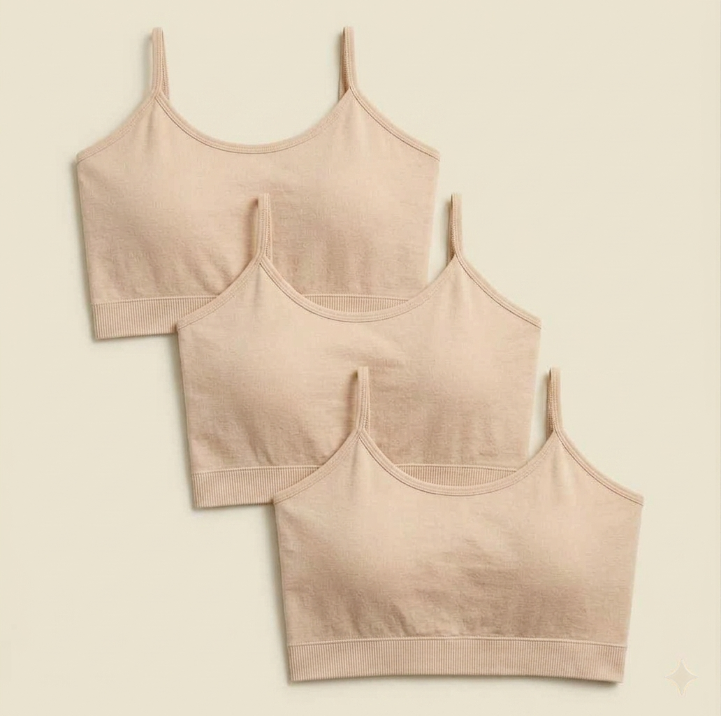 Pack of 3 Beige