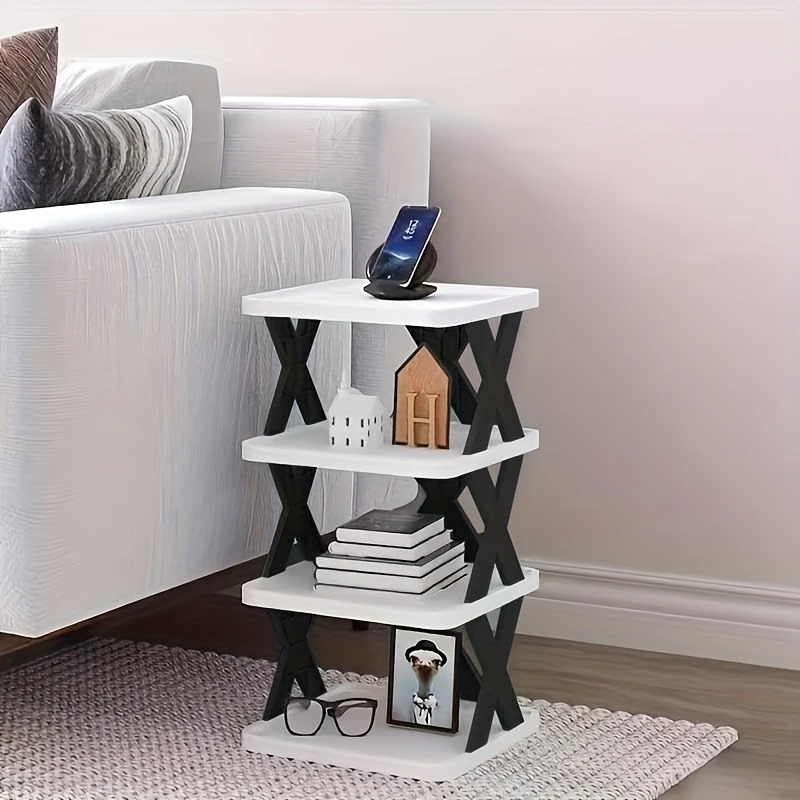 YES TO DECOR  Multi-Layer Versatile Shoe Organizer Rack – Stackable & Space-Saving Organizer for Shoes, Kitchen, Bedroom, Lounge & Closet – Durable & Portable Storage Shelf, Easy Assembly, Ideal for Home & Office.